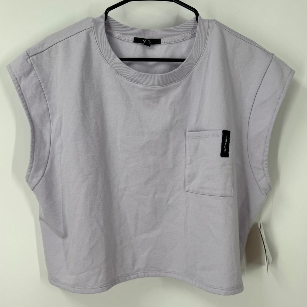 Vans Bryn Sleeveless Lavender Purple Skater Grunge Muscle‎ Tank Top Crop XL NEW